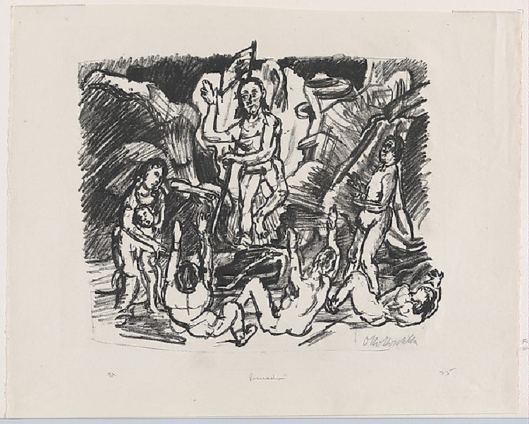 Osar Kokoschka, Risurrezione, 1916. New York, Metropolitan Museum of Art