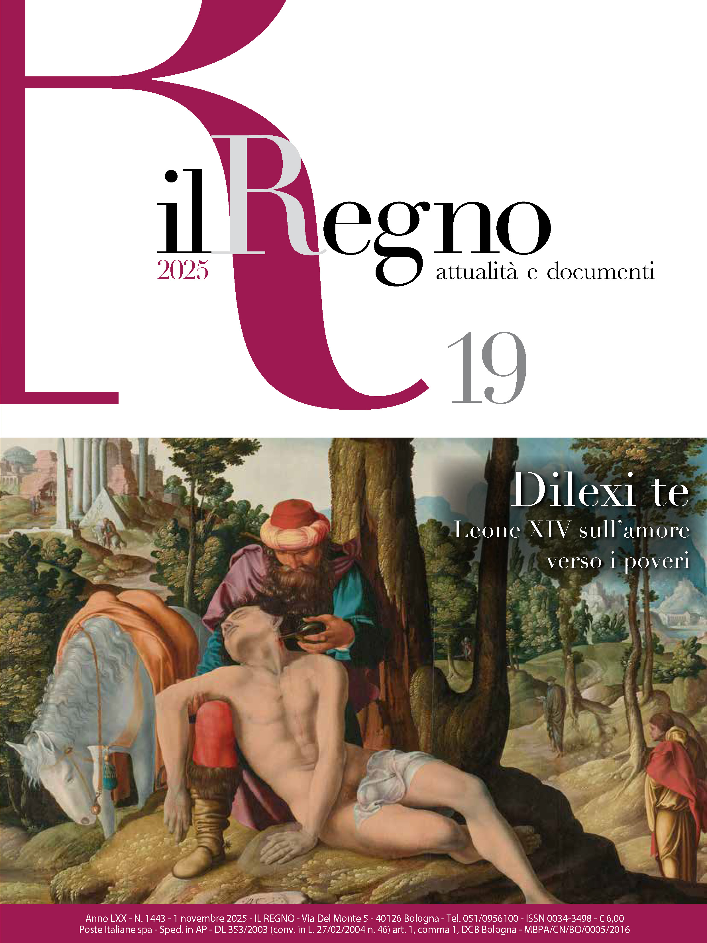 Copertina di Documenti Anno 2025 Numero 19