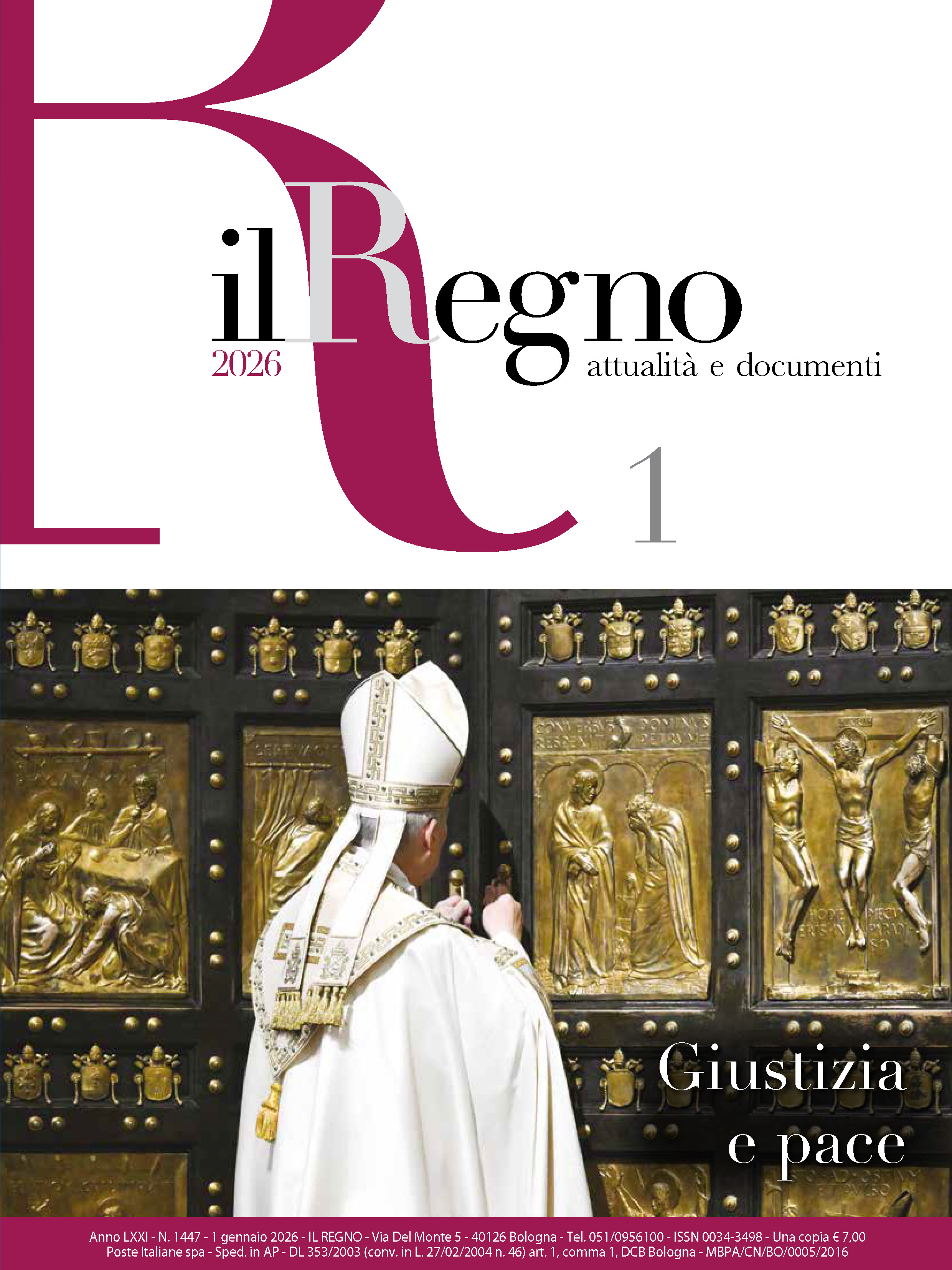 Copertina di Documenti Anno 2026 Numero 1