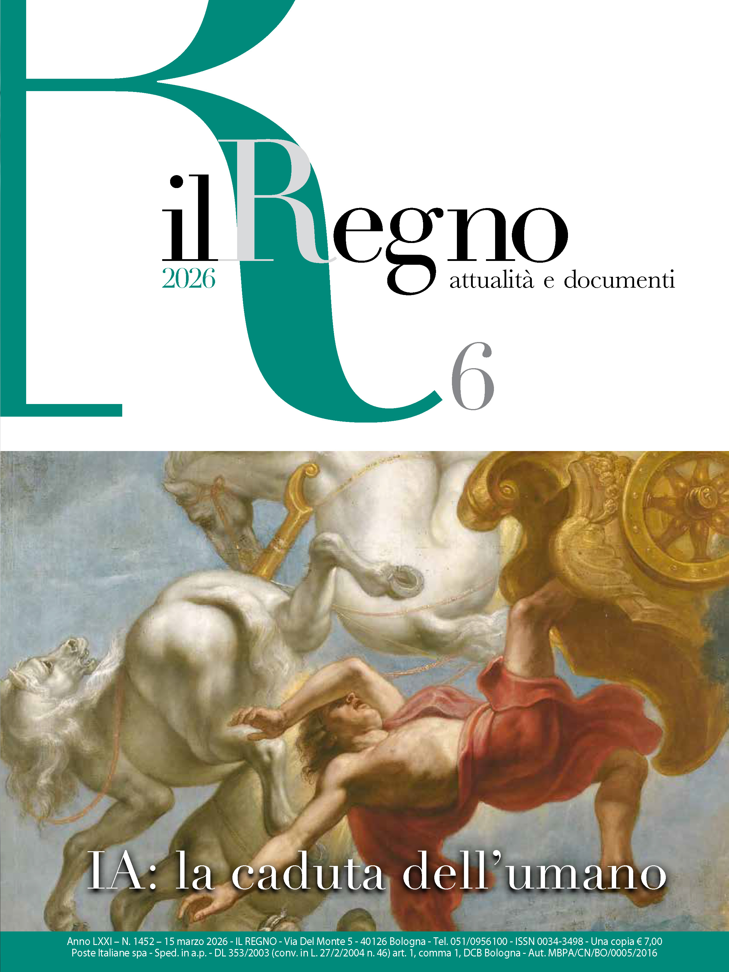 Copertina di Attualità Anno 2026 Numero 6