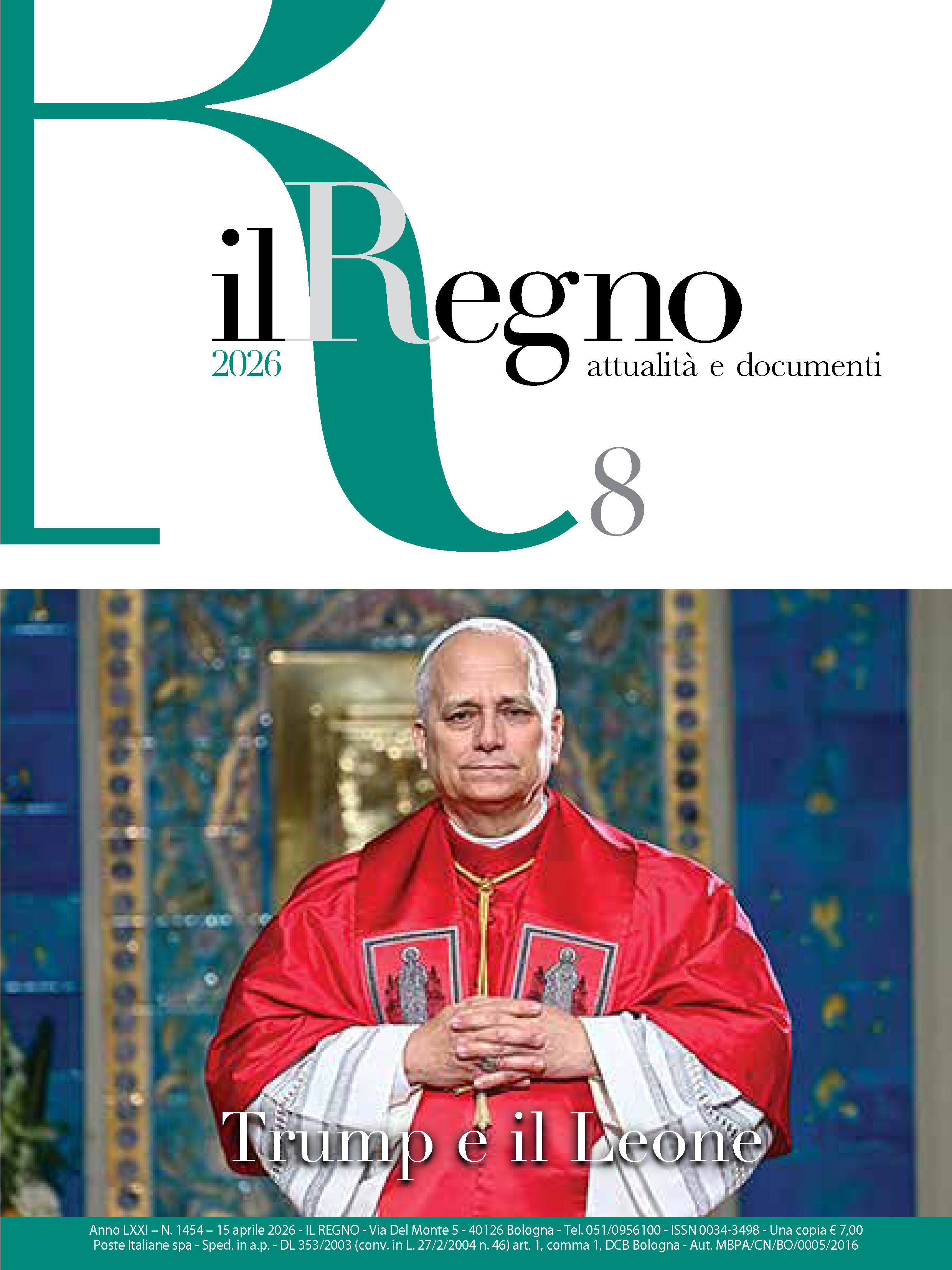 Copertina di Attualità Anno 2026 Numero 8