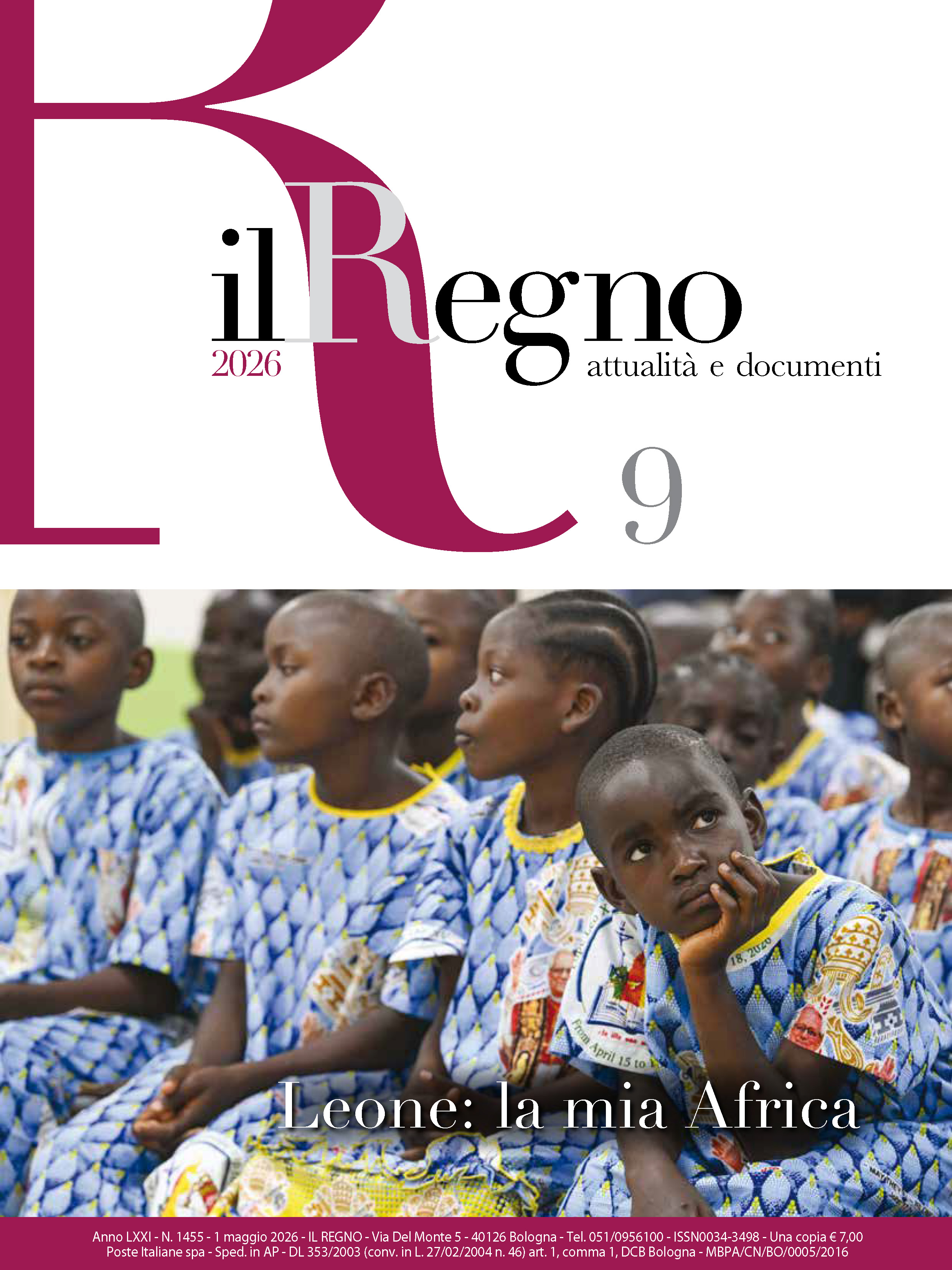 Copertina di Documenti Anno 2026 Numero 9